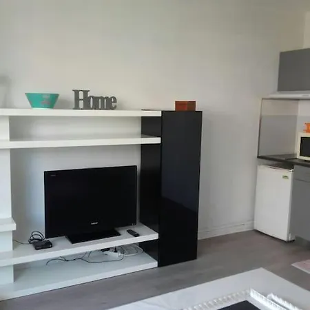 Tres Joli Studio,bien Equipe Terrasse,internet