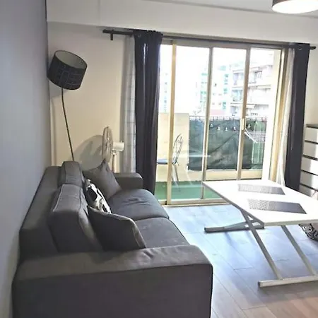 Tres Joli Studio,bien Equipe Terrasse,internet